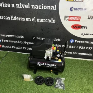 Compresora de aire de 50 litros marca Klar Werk